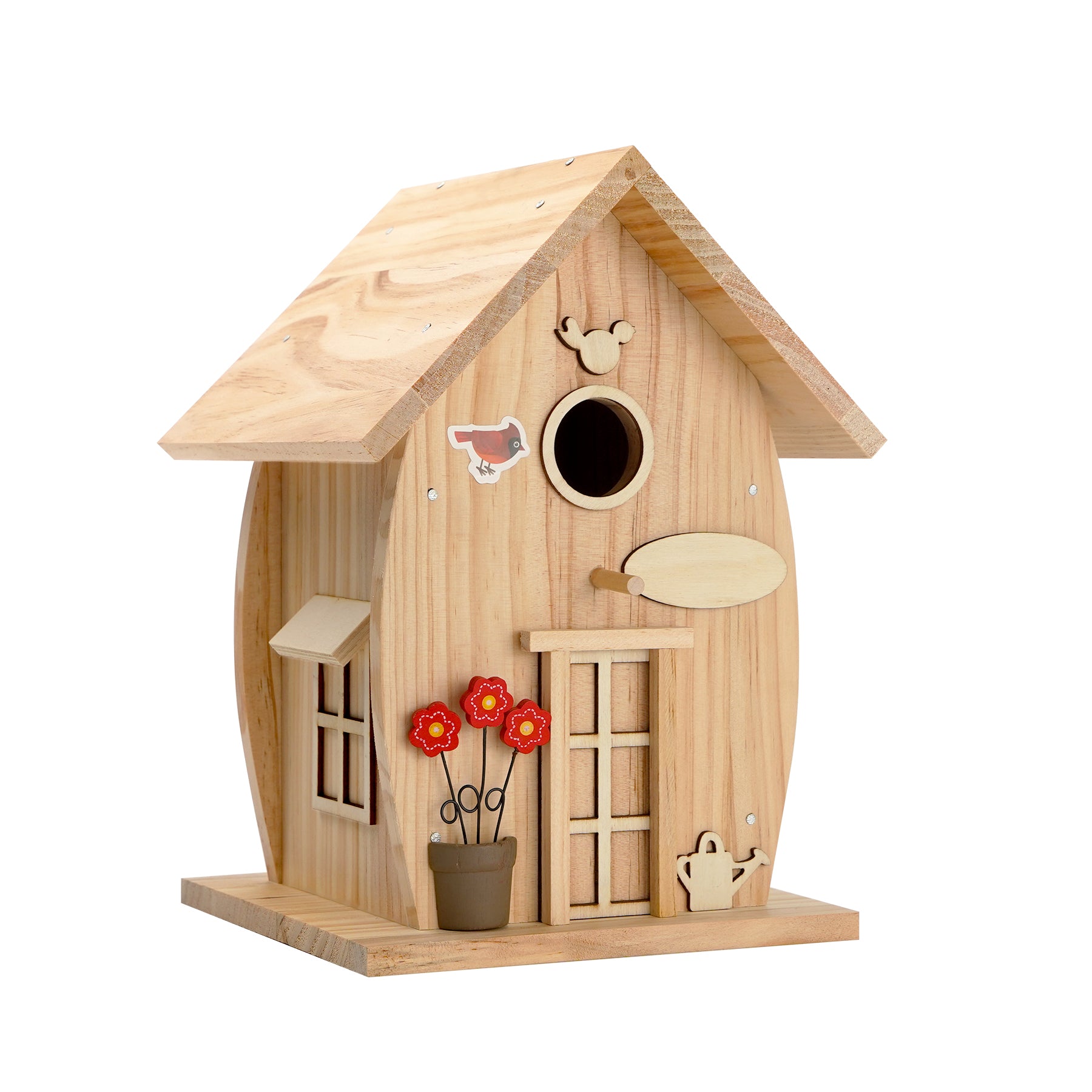 bbpEco DIY Wooden Birdhouse Kit