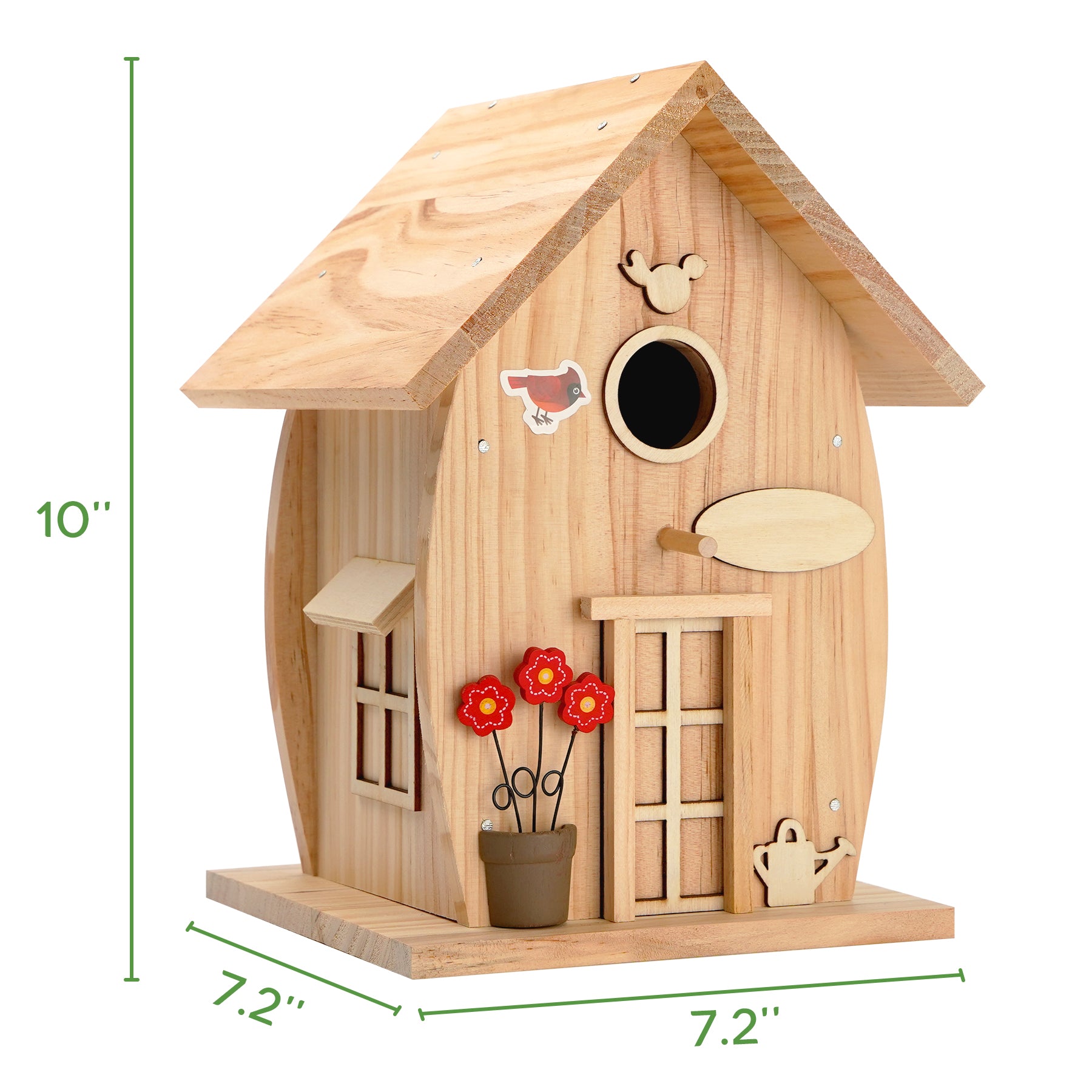 bbpEco DIY Wooden Birdhouse Kit